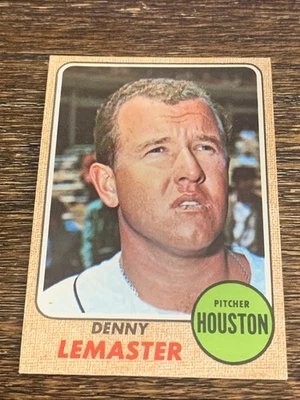 1968 TOPPS DENNY LEMASTER #491 HIGH SERIES ASTROS EXCELLENT OR BETTER - Image 1 of 2