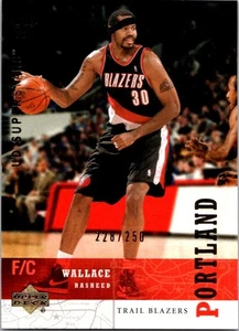 UD SuperStars #198 Rasheed Wallace Gold #/250 2002-03 - Imagen 1 de 2