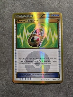 Pokémon TCG Random Receiver 138/135 Gold Secret Rare - BW Plasma Storm - LP - Image 1 of 4