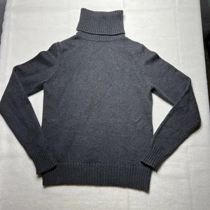 Theory 100 % Wolle Rollkragen Damen Größe L grau kleiner Fehler " - Bild 1 von 8