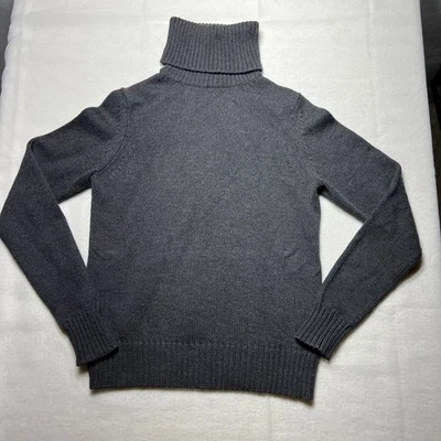 Theory 100 % lana cuello alto para mujer talla grande gris defecto menor Foto 1 de 4