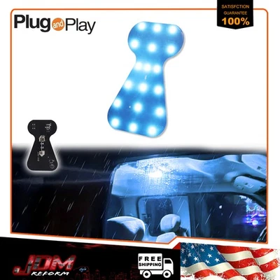 Para 94-04 Ford Mustang F-150 F-250 K Domo Superior Mapa Luz Azul Hielo Panel LED Foto 1 de 4