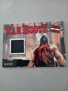 2001 Fleer Wwf Wwe Raw Is War Booty Card Official Ring Skirt Kane - Picture 1 of 2