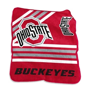Ohio State Buckeyes 50" x 60" Raschel Dorm Room Throw Soft Stadium Blanket - Picture 1 of 1