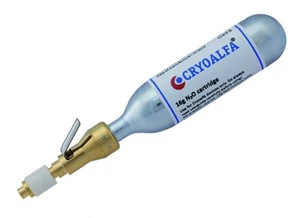 SUPER Cryoalfa Kryotherapie Gerät 16g N2O SUPER Contact Ø5 mm contact freezing - Bild 1 von 1