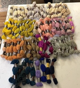 Laine Colbert DMC Yarn Pure Tapestry Wool 79 Skeins Assorted Colors - Picture 1 of 5