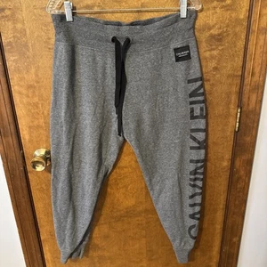 Calvin Klein Performance Sz M Joggers Sweat Pants Grey Men’s - Picture 1 of 5