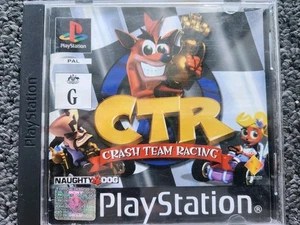 Crash Team Racing PlayStation 1 ,PAL, Black Label, Disc in VGC, Manual !!! - Picture 1 of 5
