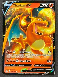 Pokémon Charizard V 018/159 CRZ Crown Zenith NM - Picture 1 of 2
