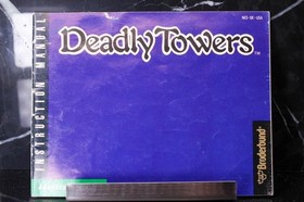 NO GAME- DEADLY TOWERS Authentic Manual ONLY! Nintendo NES