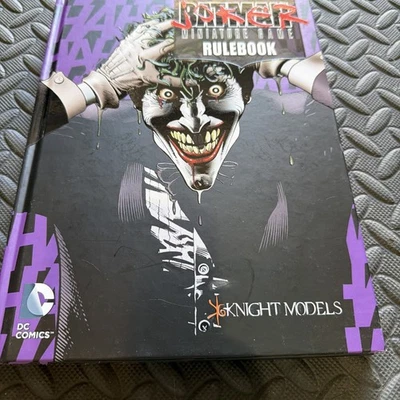 Batman Miniature Game rulebook with variant Joker cover 2015 Knight Models - Image 1 of 3
