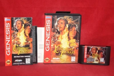 Cutthroat Island (Sega Genesis, 1995) Authentic Game Cartridge, CIB Complete - Image 1 of 4