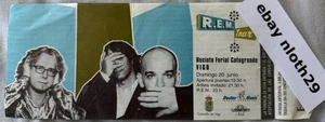 R.E.M. MEGA RARE 1999 Concert Ticket Stub Cotogrande Fairgrounds, Vigo, Spain - Imagen 1 de 3