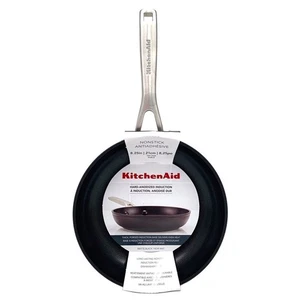 KitchenAid Padella/Padella Antiaderente a Induzione Anodizzata Rigida, 8,25 Nero Opaco - Foto 1 di 2
