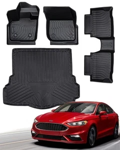 Floor Mats & Cargo Liner for Ford Fusion 2020 2019 2018 2017, Accessories 1st... - Picture 1 of 8
