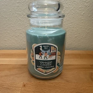 Yankee Candle Apres Ski Collection Large Jar 22oz Holiday Winterfest HTF New - Picture 1 of 4