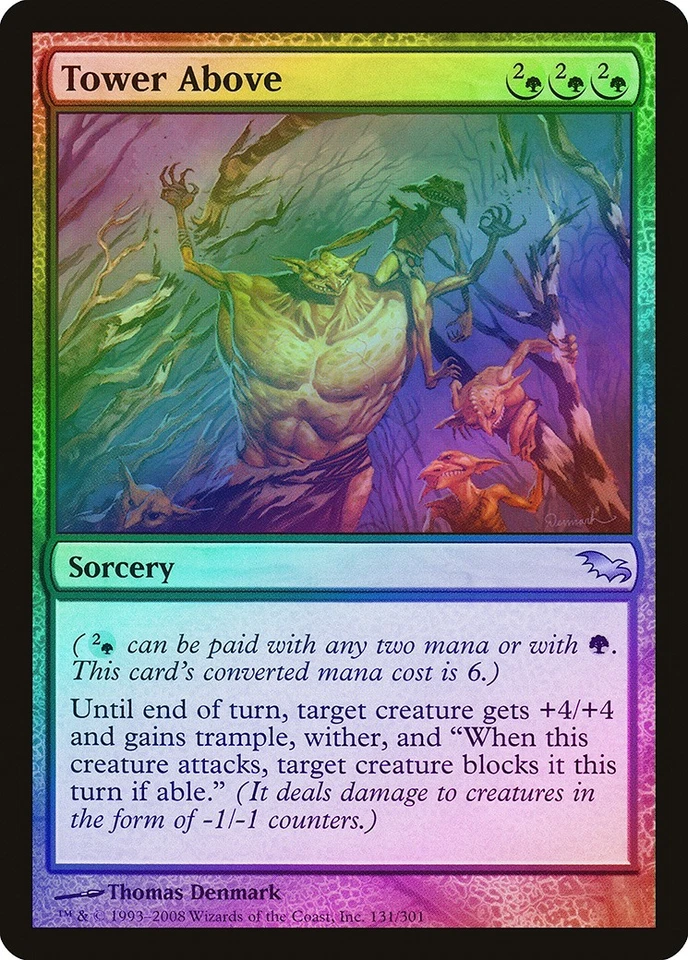 Tower Above FOIL Shadowmoor NM Green Uncommon MAGIC GATHERING CARD ABUGames - Image 1 of 1