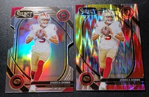 2024 Select - Club Level R. Joshua Dobbs Silver Die-Cut + Yellow & Red Shock - Picture 1 of 2