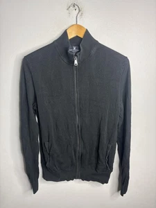 Maglione Psycho Bunny uomo piccolo full zip maglia coniglietto teschio giacca ricamata - Foto 1 di 6
