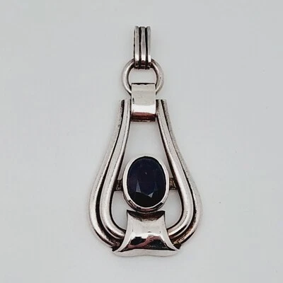 Antiker Silberanhänger Anhänger 800er Rot Stein Filigranschmuck Jugendstil  - Bild 1 von 4