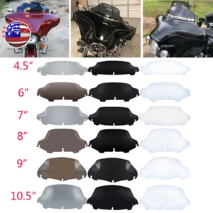 4.5" 7" 9" 10.5" Wave Windshield Windscreen For Harley Electra Street Glide 14+ - Picture 1 of 35