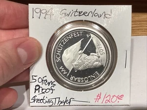 Switzerland 1994 50 Francs Proof Saint Gallen In Capsule - Picture 1 of 6