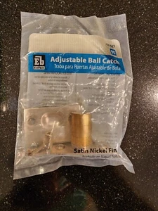 Everbilt Adjustable Ball Catch 630 627 Satin Nickel Finish - New - Picture 1 of 2