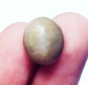 Piedras preciosas sueltas 100 % naturales ojo de gato 6,85 quilates certificadas con regalo gratis - Imagen 1 de 6