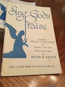 Libro de música de colección coral sagrada Sing God’s Alaise - Imagen 1 de 3
