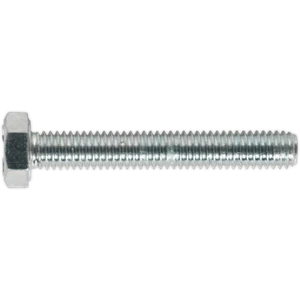 Sealey Zinc Plated 8.8 Steel Din 933 HT Setscrews M6 40mm Pack of 50 - Bild 1 von 2