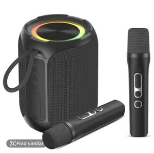 Portable Wireless Audio Speaker with 2 Microphone, Rechargeable Speaker, - Picture 1 of 9
