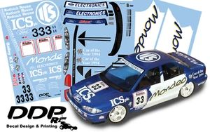 RC 1:10 Ford Mondeo BTCC 1994 ICS Tamiya L&L Models DDP pre cut Decals tt01-02 - Bild 1 von 1