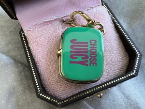 Neu im Karton Juicy Couture Charm neuwertig Dose mit Edelsteinen - Bild 1 von 4