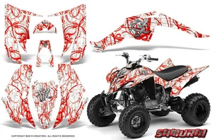 YAMAHA RAPTOR 350 GRAPHICS KIT CREATORX DECALS STICKERS SAMURAI RW - Picture 1 of 1