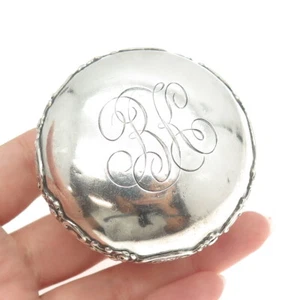 FERDINAND FUCHS & BROS 925 Sterling Silver Antique Flask / Jar Cap  #853B - Picture 1 of 9