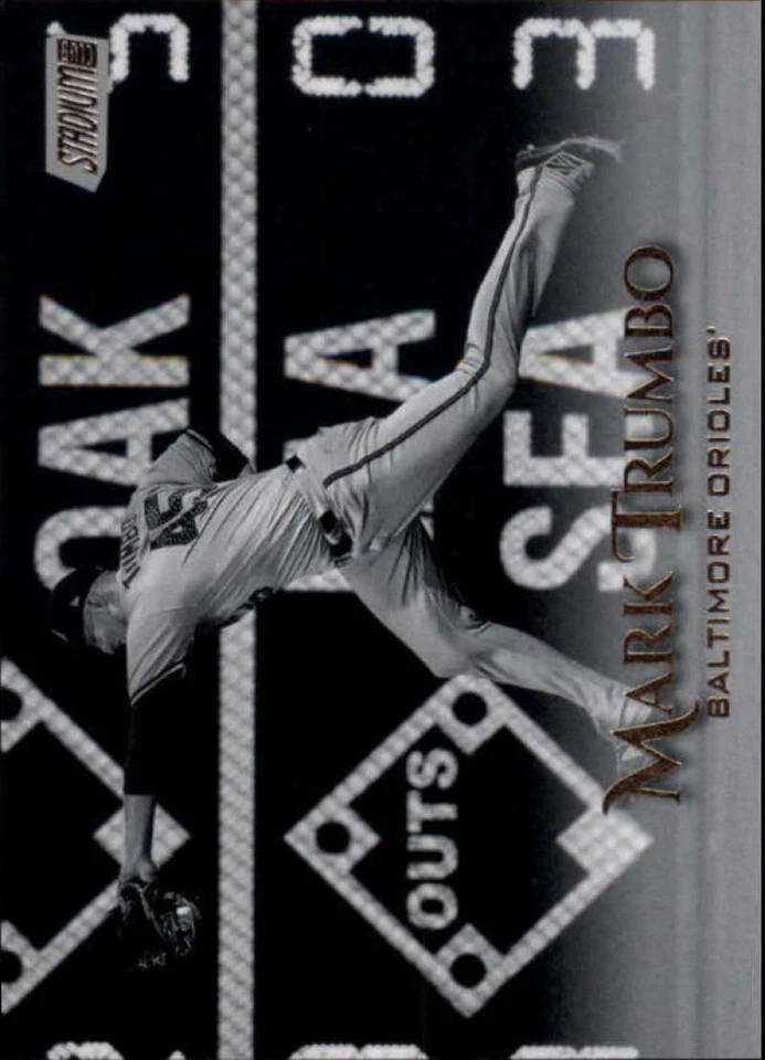 2019 Topps Stadium Club Black and White #75 Mark Trumbo Orioles - Image 1 of 2