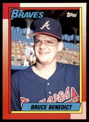 1990 Topps Bruce Benedict Atlanta Braves #583 - Image 1 of 2