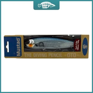 Mustad Oto Diving Pencil Flying Fish Blue Fishing Lure Bait 106grams 18cm - Picture 1 of 6