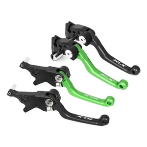 CNC Pivot Brake Clutch Lever For KAWASAKI KLX 250/S/SF KLX150L KLX230/R KLX300SM - Picture 1 of 13