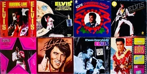 ELVIS PRESLEY~8 Classic Rock & Rockabilly Albums Up For Bid! 1 Double Album! - Imagen 1 de 3