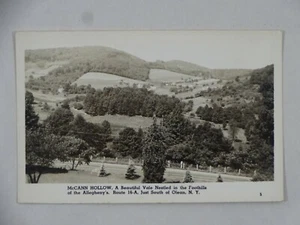 c1945 Real Photo Postcard McCann Hollow near Olean NY USA Unposted - Picture 1 of 2