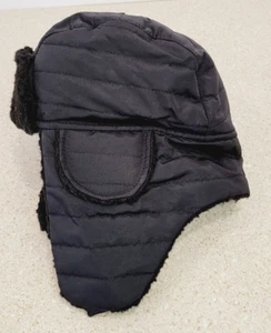 C9 by Champion Boys Trapper Hat Black Winter Youth Warmest One Size Lined - Picture 1 of 9