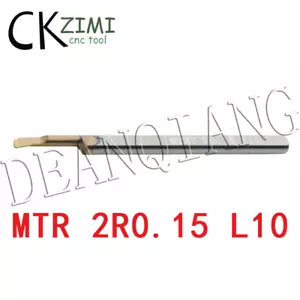 1*Overall alloy small boring cutter MTR Solid Carbide Tiny Tool , MTR 2R0.15 L10 - Foto 1 di 5