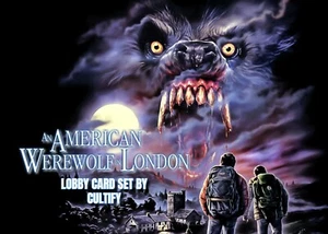 An American Werewolf In London 1981 Lobby Card Set Of 12 5x7 - Picture 1 of 4