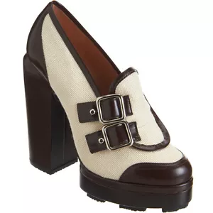 Zapatos de salón mocasín con hebilla talla EU 37 EE. UU. 6,5 - Imagen 1 de 4
