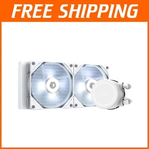 FROSTFLOW X 240mm CPU Water Cooler with White LED & Extreme Cooling Performance - Afbeelding 1 van 9