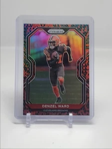 DENZEL WARD 2020 PANINI PRIZM SNAKESKIN SSP BROWNS Q4152 - Picture 1 of 2