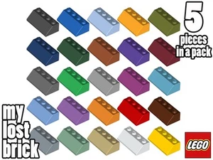LEGO - Parte 3037 - Pistas 2x4 45° (Pack de 5) + NUEVO + SELECCIONAR COLOR + ENVÍO GRATUITO - Imagen 1 de 25