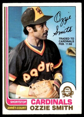 1982 O-Pee-Chee Ozzie Smith Cardenales de San Luis #95 Foto 1 de 2