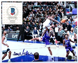 ANTHONY EDWARDS SIGNED 8X10 PHOTO MINNESOTA TIMBERWOLVES 2024 OLYMPICS USA BAS - Bild 1 von 2